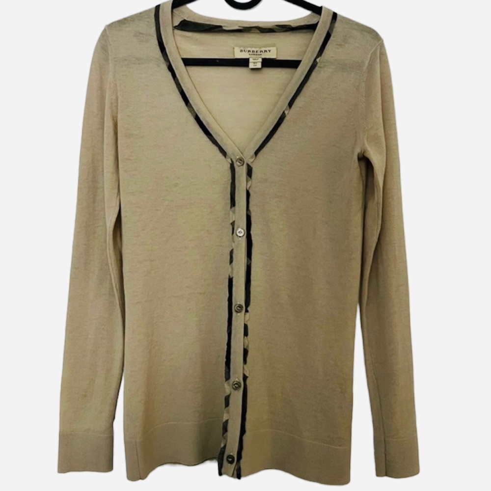 Beautiful BURBERRY CARDIGAN - XS Wool & Cashmere
